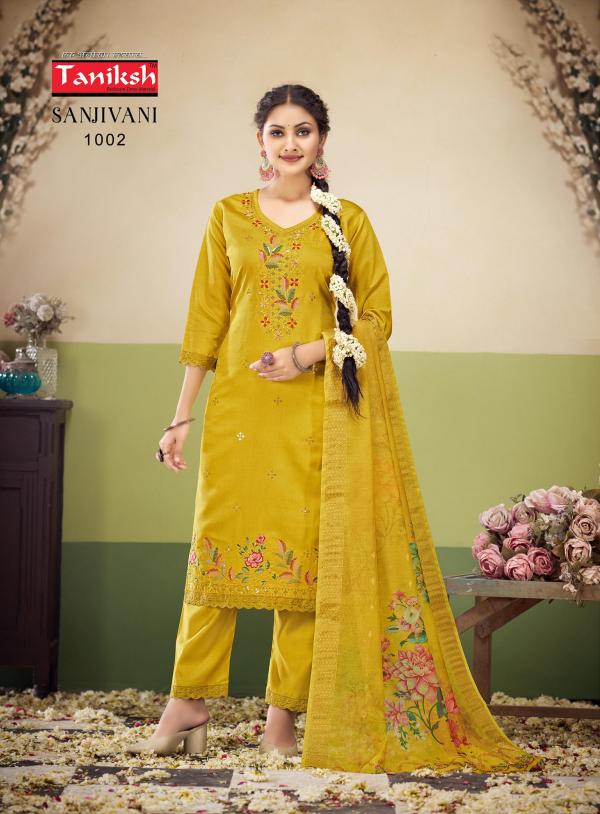 Taniksh Sanjivani Vol 1 Cotton Kurti Bottom With Dupatta